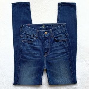 7 For All Mankind Super High Waist Skinny Jeans